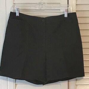 Button & Zip Front Shorts